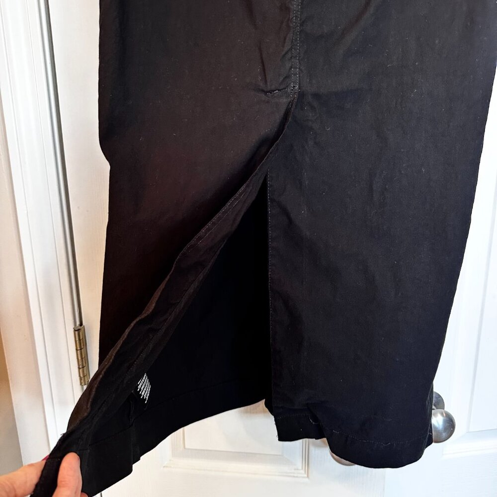 Maeve By Anthropologie The Colette Maxi Skirt Women's Size M Black Stretch - Picture 4 of 10